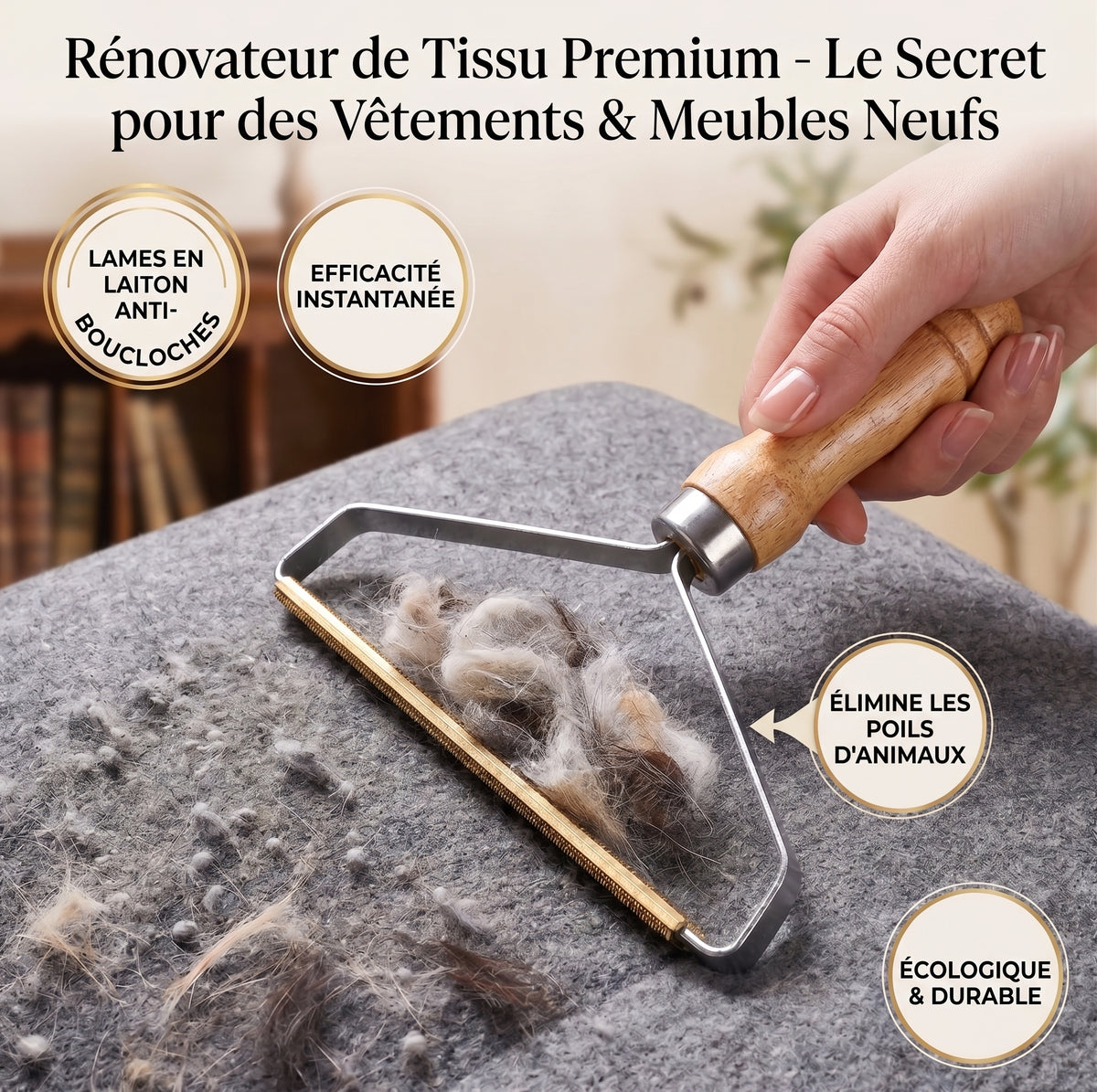 Brosse Anti-Poils Réutilisable