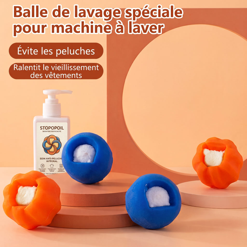 Boules Anti-Poils pour Machine à Laver